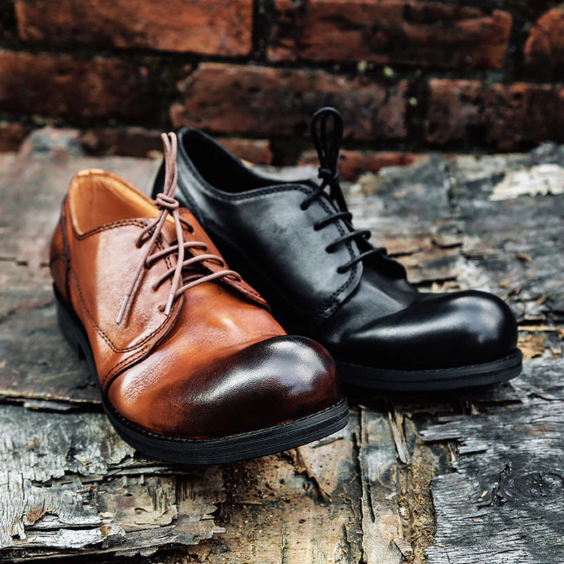 British style head trend spring and autumn Japanese retro men's casual shoes